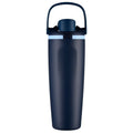 Ljojo 30oz Insulated Water Bottle with Straw - Vacuum Thermos Cup for Hot/Cold Drinks