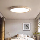 Natural Stone LED Ceiling Light for Living Room - Nordic Yellow Cave Stone Lamp by Ljojo