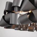Ljojo Modern Light Luxury Irregular Iron Chandelier for Restaurant Bar Bedroom Living Room Decor