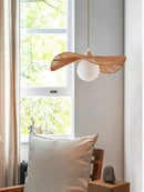 Nordic Wabi-Sabi Paper Hemp Rope LED Pendant Lights Chandelier by Ljojo