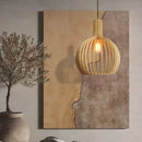 Ljojo Lustre LED Pendant Light Solid Wood Chandelier for Island Counter Loft Art Home Decor