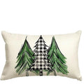 Ljojo Merry Christmas Tree Motto Green Pillowcase 30X50cm