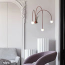 Ljojo Nordic Designer Led Wall Lamp Modern Living Room Bedroom Glass Light Indoor Minimalist Fixture
