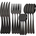 Ljojo 16-Piece Stainless Steel Gold Cutlery Set - Mirror Finish