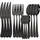 Ljojo 16-Piece Stainless Steel Gold Cutlery Set - Mirror Finish
