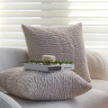 Apricot Plush Cushion Cover for Sofa and Car, 45*45 Decorative Pillow by Ljojo