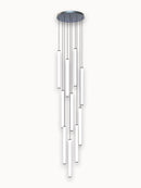 Ljojo Loft Black Chandelier for Living Room & Staircase