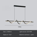 Modern Gold LED Pendant Lamp with Remote Control for Dining Room Kitchen - Ljojo