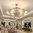 French Living Room Crystal Glass Chandelier Minimalist Modern Luxury Dining Bedroom Villa Hanging Lights Ljojo