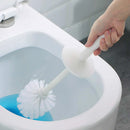 Ljojo Long Handle Toilet Brush with Standing Base - Bathroom Cleaning Tool