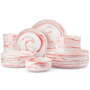Ljojo 18/36-Piece Ceramic Dinnerware Set for 6/12, Plates, Bowls, Tableware