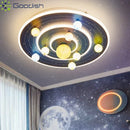 Ljojo Cartoon Cute LED Ceiling Light Chandelier for Living Room Decoration