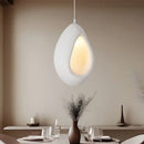 Ljojo Japanese Wabi Sabi Style E27 Pendant Lights Nordic White Ceiling Chandelier