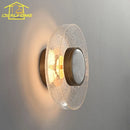 Italian Design LED Cracked Glass Wall Lamp Modern Minimalist Light Fixtures Home Decor Ljojo