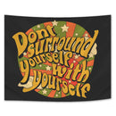 Boho Sun Moon Phase Rainbow Tapestry by Ljojo - Bedroom Decor Bedspread