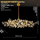 Copper ceiling lamp, crystal bedroom lamp, grand dining chandelier - Ljojo brand