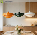Ljojo Thin Flying Saucer Metal Chandelier LED Pendant Light for Home Decoration