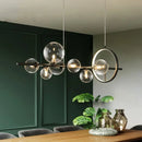Ljojo Minimalist Glass Ball Pendant Light for Nordic Living Room, Bedroom, and Dining Room