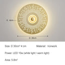 Ljojo Modern Led Wall Light Nordic Creative Color Living Room Iron Wall Lamp