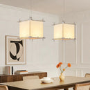 Retro Wabi Sabi LED Pendant Lights Handmade Cloth Hanging Lamp Linen Fabric for Ljojo