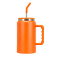 Ljojo 1500ml Insulated Tumbler with Handle and Straw Lid