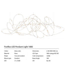 Ljojo Luxury LED Star Chandelier Room Decoration Pendant Light Fixture