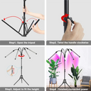 LED Plant Lights Triangle Bracket for Aquarium Growing Plants - Ljojo