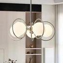 Ljojo Minimalist LED Ceiling Chandelier Pendant Light Fixture High-End Bauhaus Design Art