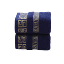 Ljojo 2pcs Towel Set: 35x75cm Face Hand Towels & 70x140cm Big Bath Shower Towel