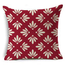 Geometric Linen Seat Cover 45x45cm for Home Decor - Ljojo