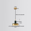 Ljojo Marble Copper LED Pendant Lamp Modern Hanging Lights Fixtures