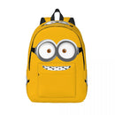 Ljojo Miniones Face Backpack for Kids - Fun & Kawaii Design