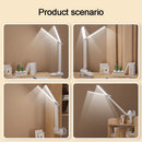 Ljojo LED Clip Table Lamp Dimmable Eye Protection Touch Control for Bedroom Study Office