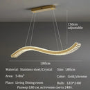 Ljojo Luxury Crystal Chandeliers | LED Pendant Lights for Dining & Restaurant