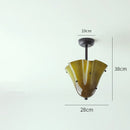French Retro Glass Pendant Light | Modern Creative Chandelier for Dining Room Bedroom Living Room by Ljojo