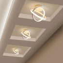 Ljojo LED Ceiling Light: Modern White Chandelier for Living Room, Bedroom, Aisle, Balcony, Corridor