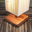 Wabi-sabi LED Floor Lamp for Bedroom Decoration | Hand Knitted Art Chandelier by Ljojo