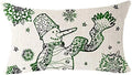 Christmas Wishes Animal Family Linen Pillowcase by Ljojo