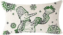 Christmas Wishes Animal Family Linen Pillowcase by Ljojo