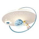 Astronaut Ceiling Light Modern Cartoon Children's Bedroom Fixture - Ljojo