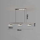Nordic Glass LED Pendant Light for Living Dining Room Kitchen Chandelier by Ljojo