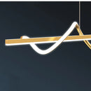 Modern Gold LED Pendant Lamp with Remote Control for Dining Room Kitchen - Ljojo