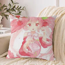Ljojo 40*40 Hatsune Miku Pillow Cover Set for Stylish Bed Decor