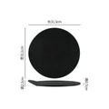 Ljojo Matte Stone Ceramic Plate Set for Molecular Cuisine and Desserts