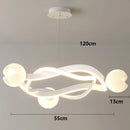 Ljojo LED Pendant Chandeliers for Modern Living and Dining Room Lighting