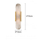 Ljojo Marble Wall Lamp Retro Gold Corridor Decorative Light