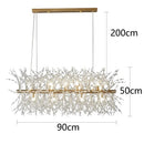 Ljojo LED Pendant Lamp Chandelier for Living Room Decor Indoor Lighting Fixtures