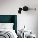 Adjustable Swing Arm LED Wall Lamps Touch Sensor Sconce Lights Ljojo Modern Decor Bedside