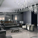 Ljojo European Palace K9 Crystal Chandelier - Elegant LED Pendant Lamp for Living & Dining Room
