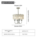 French Home Decoration Chandelier: Crystal Luxury Light for Living & Dining Room by Ljojo